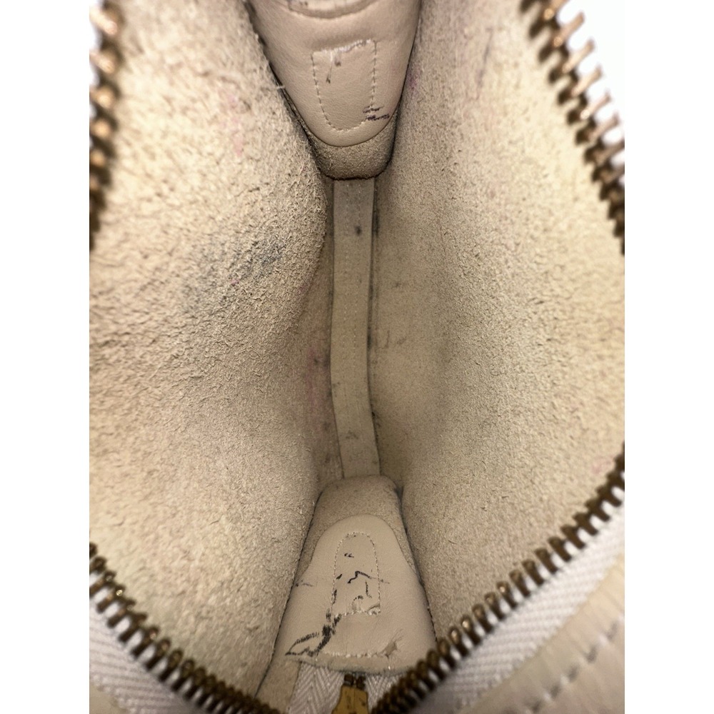 Vintage Coach Shoulder Bone Cream Leather ABBIE ZIP Boho Going Out Old Money - Picture 9 of 9